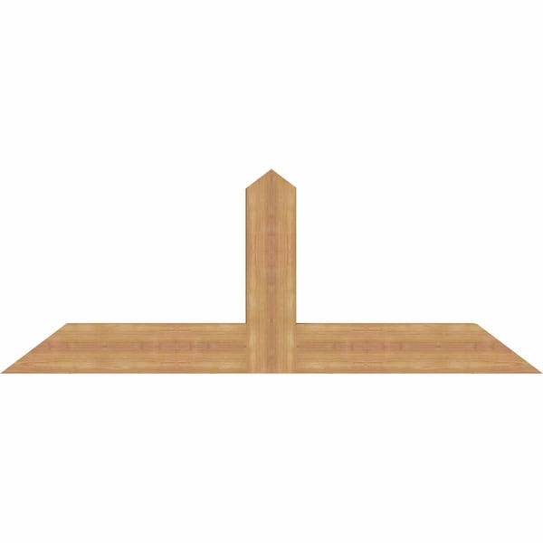 Ekena Millwork Portland Smooth Timber Gable Bracket, Western Red Cedar, 60"W x 22"H x 3 1/2"D x 5 1/2"F, 9/12 Pitch GBW060X22X0406POR00SWR - main